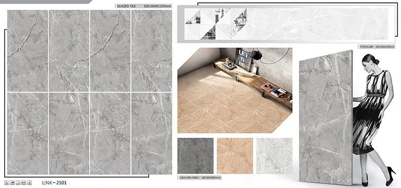 Grey Luxury Glazed Ceramic Tiles
